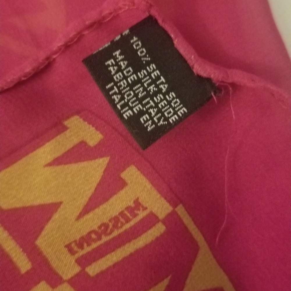 Missoni 100%authentic  Silk Scarf